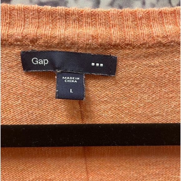 Women’s coral Gap sweater 3/4 length sleeve light weight - Picture 2 of 4